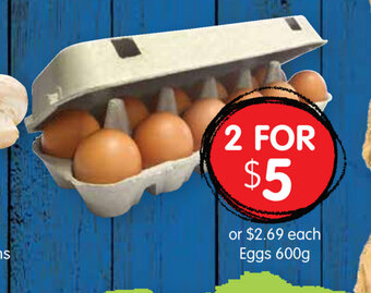 Spudshed Eggs 600g offer