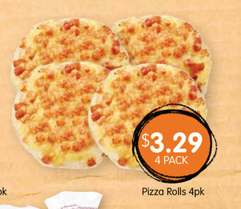 Spudshed Pizza Rolls 4pk offer