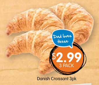Spudshed Danish Croissant 3pk offer