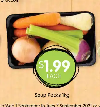 Spudshed Soup Packs 1kg offer