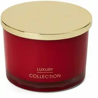 BIG W Treehouse Premium Winter Scents Blood Orange and Grapefruit Triple Wick Candle offer