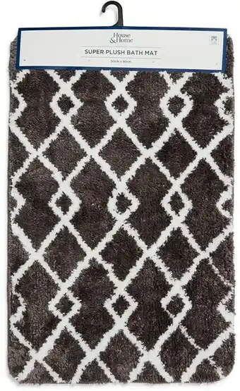 BIG W House and Home Tufted Tribal Bath Mat 50cm x 80cm offer
