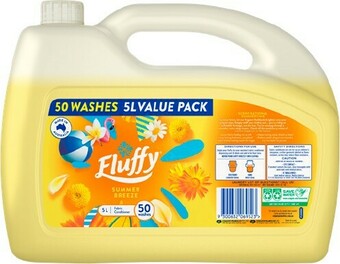 BIG W Fluffy Fabric Softener 5-Litre offer