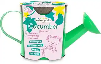 Boutique Garden Kids Grow Kit & Watering Can* - Cucumber