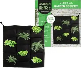 BIG W Garden Sense Vertical Garden Pockets* offer