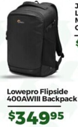 Teds Cameras Lowepro Flipside 400AWIII Backpack offer