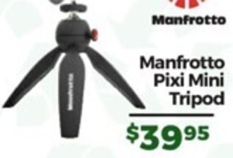 Teds Cameras Manfrotto Pixi Mini Tripod offer