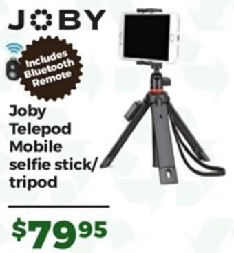 Teds Cameras `Joby Telepod Mobile selfie stick/ tripod offer