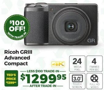 Ricoh GRIII Advanced Compact