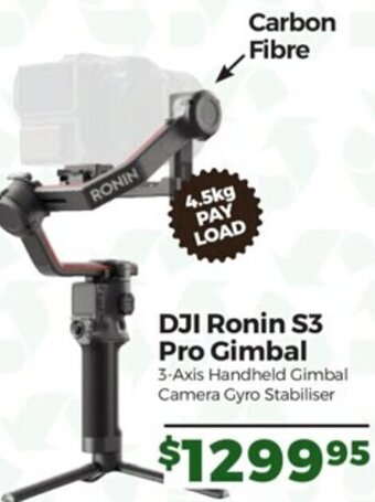 Teds Cameras DJI Ronin S3 Pro Gimbal offer
