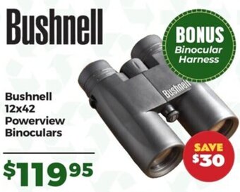 Teds Cameras Bushnell 12x42 Powerview Binoculars offer