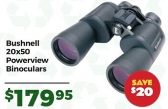 Teds Cameras Bushnell 20x50 Powerview Binoculars offer