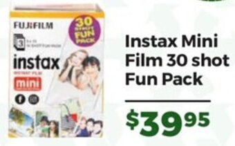 Instax Mini Film 30 shot Fun Pack
