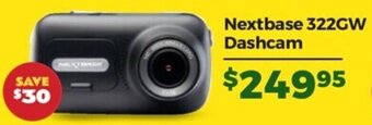Teds Cameras Nextbase 322GW Dashcam offer