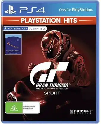 BIG W PS4 Playstation Hits Gran Turismo Sport offer