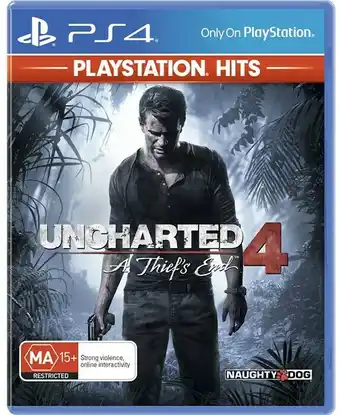 BIG W PS4 Playstation Hits Uncharted 4: A Thief's End offer