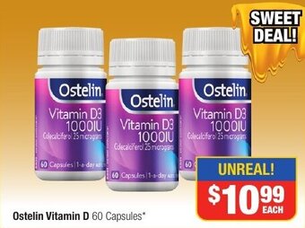 Ostelin Vitamin D 60 Ostelin Vitamin D 60 Capsules*