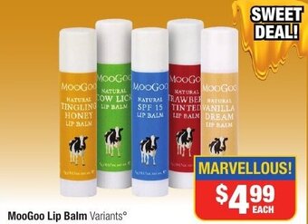 MooGoo Lip Balm Variants
