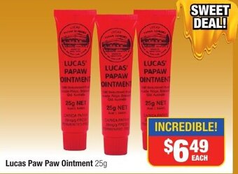 Direct Chemist Outlet Lucas Paw Paw Ointment 25g offer