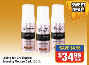 Loving Tan 2Hr Express Bronzing Mousse Dark 120mL
