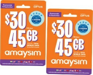 BIG W amaysim $30 Starter Pack+ offer