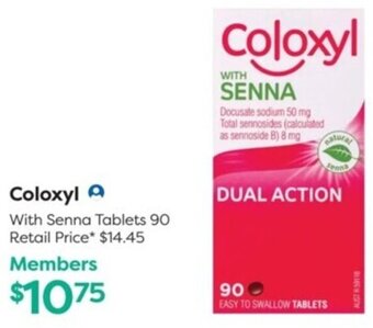 Coloxyl With Senna Tablets 90