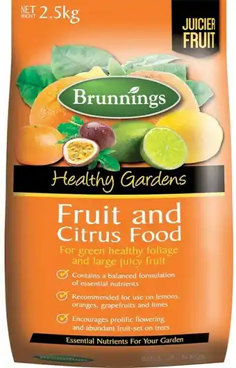 BIG W Brunnings Fruit & Citrus Food Fertiliser 2.5kg offer