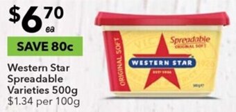 Ritchies Western Star Spreadable Varieties 500g offer