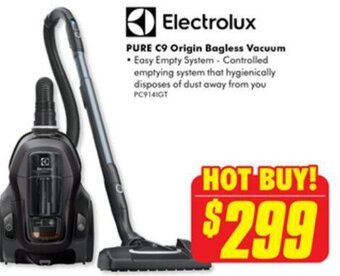 The Good Guys PURE C9 Origin Bagless Vacuum offer