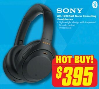The Good Guys WH-1000XM4 Noise Cancelling Headphones offer