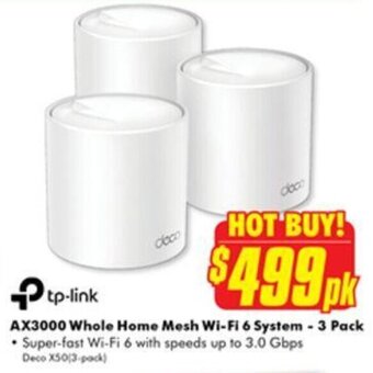 The Good Guys AX3000 Whole Home Mesh Wi-Fi 6 System - 3 Pack offer