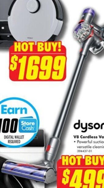 The Good Guys V8 Cordless Vacuum offer
