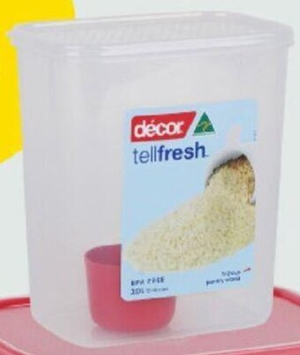 BIG W Décor Tellfresh Tall Oblong Container 3-Litre offer