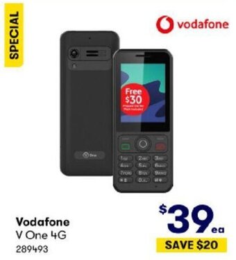 BIG W Vodafone V One 4G offer