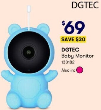 BIG W DGTEC Baby Monitor offer