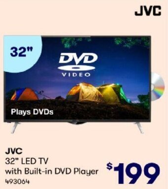 BIG W JVC 32" LED TV with Built-in DVD Player offer