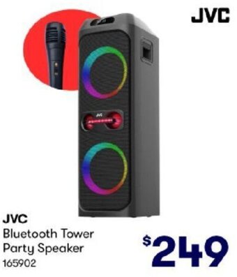 BIG W JVC Bluetooth Tower Party Speaker offer