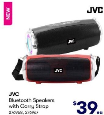 BIG W JVC Bluetooth Speakers with Carry Strap offer