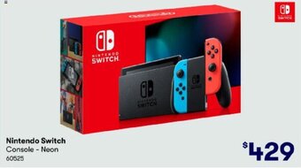BIG W Nintendo Switch Console - Neon offer