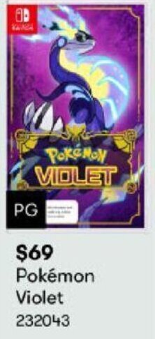 BIG W Pokémon Violet offer