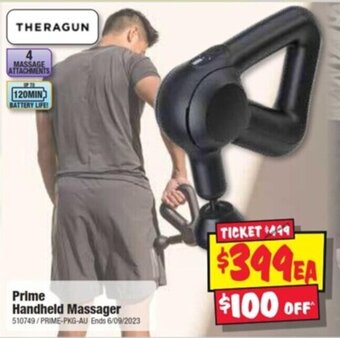 JB Hi-Fi Prime Handheld Massager offer