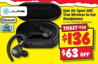 JB Hi-Fi Epic Air Sport ANC True Wireless In-Ear Headphones offer
