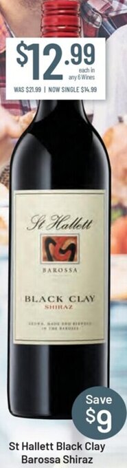 St Hallett Black Clay Barossa Shiraz