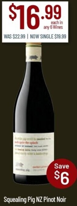Squealing Pig NZ Pinot Noir