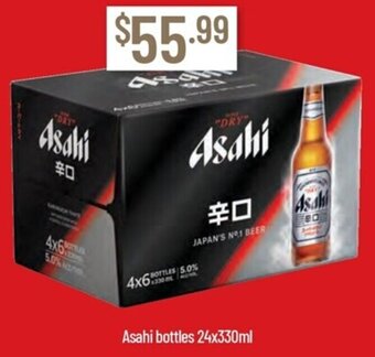 Asahi bottles 24x330ml