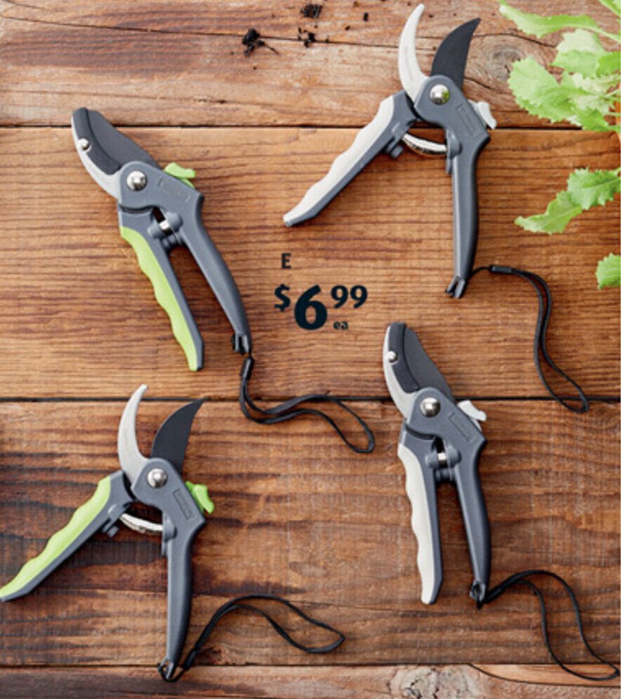E Garden Pruning Shears offer at ALDI