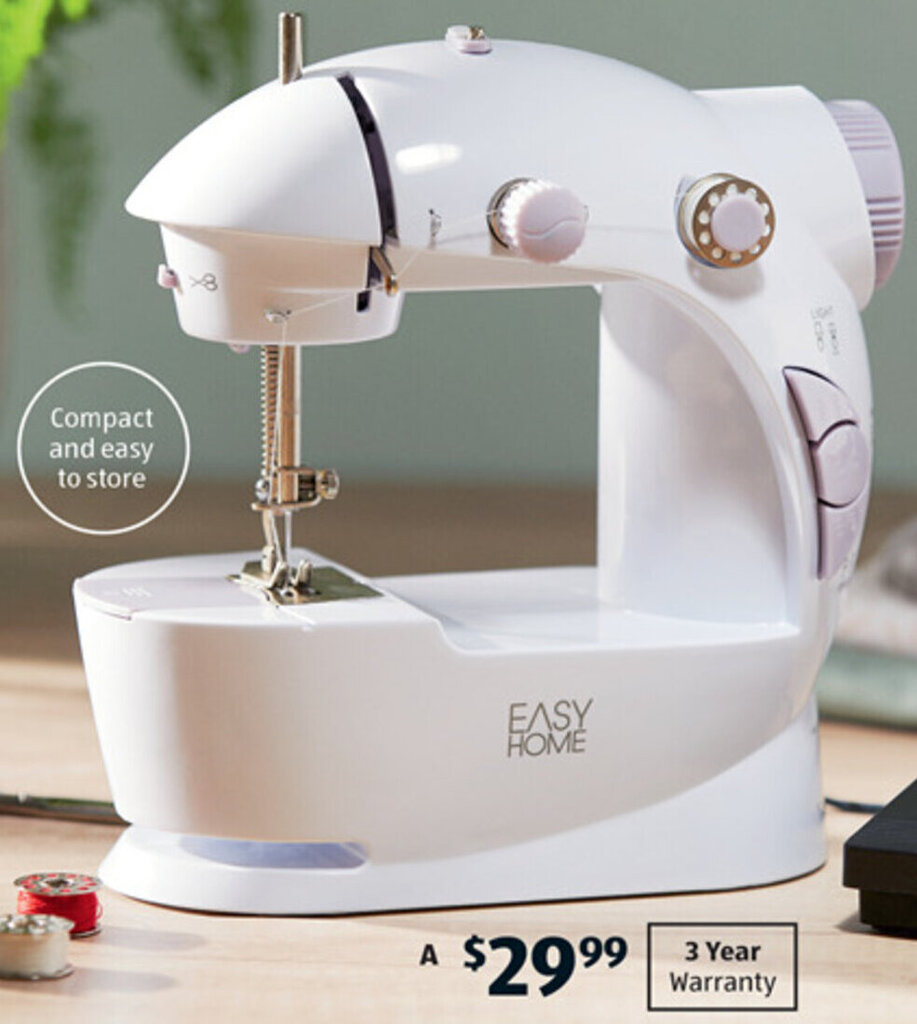 A Mini Sewing Machine offer at ALDI