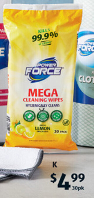 K Mega Cleaning Wipes 30pk