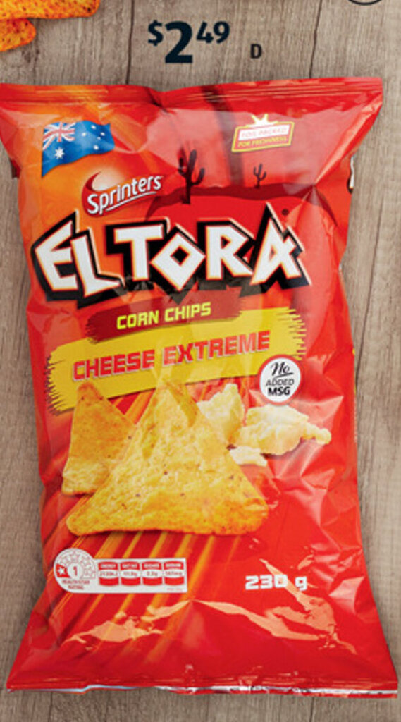 D El Tora Corn Chips 230g offer at ALDI