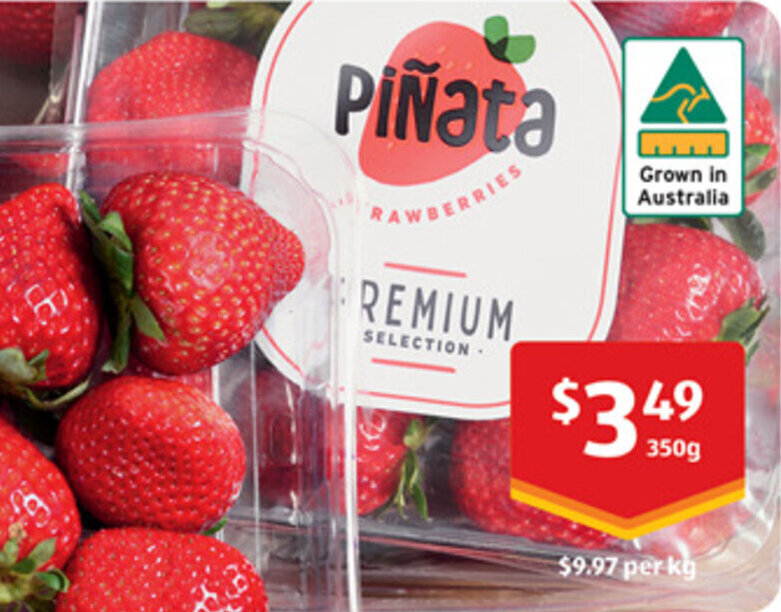Aussie Strawberries offer at ALDI